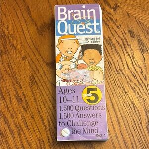 Brain Quest Grade 5 Deck 1 - Purple